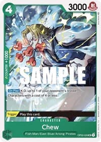 Chew - Pillars of Strength - One Piece Card Game card