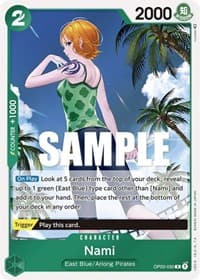 Nami (030) - Pillars of Strength - One Piece Card Game card