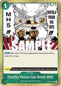 Deathly Poison Gas Bomb MH5 - Pillars of Strength - One Piece Card Game card
