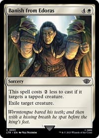 Banish from Edoras - Universes Beyond: The Lord of the Rings: Tales of Middle-earth - Magic: The Gathering card
