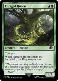 Enraged Huorn - Universes Beyond: The Lord of the Rings: Tales of Middle-earth - Magic: The Gathering card