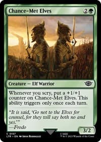 Chance-Met Elves - Universes Beyond: The Lord of the Rings: Tales of Middle-earth - Magic: The Gathering card