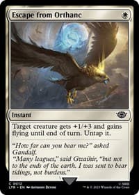 Escape from Orthanc - Universes Beyond: The Lord of the Rings: Tales of Middle-earth - Magic: The Gathering card