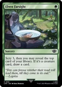 Elven Farsight - Universes Beyond: The Lord of the Rings: Tales of Middle-earth - Magic: The Gathering card