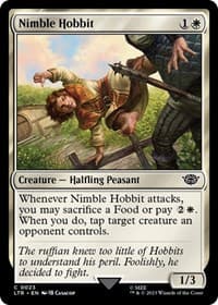 Nimble Hobbit - Universes Beyond: The Lord of the Rings: Tales of Middle-earth - Magic: The Gathering card