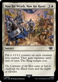 Now for Wrath, Now for Ruin! - Universes Beyond: The Lord of the Rings: Tales of Middle-earth - Magic: The Gathering card