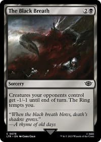 The Black Breath - Universes Beyond: The Lord of the Rings: Tales of Middle-earth - Magic: The Gathering card