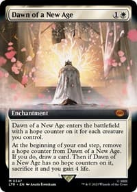 Dawn of a New Age (Extended Art) - Universes Beyond: The Lord of the Rings: Tales of Middle-earth - Magic: The Gathering card
