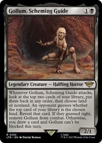 Gollum, Scheming Guide - Universes Beyond: The Lord of the Rings: Tales of Middle-earth - Magic: The Gathering card