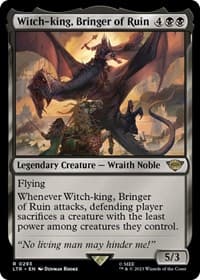 Witch-king, Bringer of Ruin - Universes Beyond: The Lord of the Rings: Tales of Middle-earth - Magic: The Gathering card