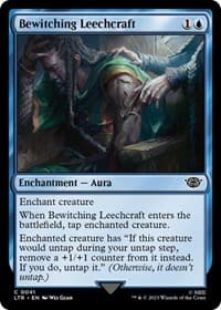 Bewitching Leechcraft - Universes Beyond: The Lord of the Rings: Tales of Middle-earth - Magic: The Gathering card