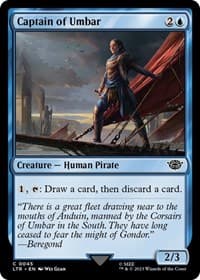 Captain of Umbar - Universes Beyond: The Lord of the Rings: Tales of Middle-earth - Magic: The Gathering card