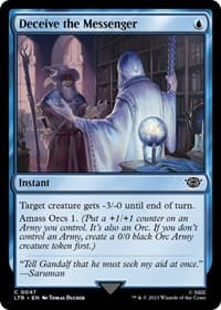Deceive the Messenger - Universes Beyond: The Lord of the Rings: Tales of Middle-earth - Magic: The Gathering card