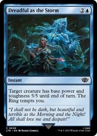 Dreadful as the Storm - Universes Beyond: The Lord of the Rings: Tales of Middle-earth - Magic: The Gathering card