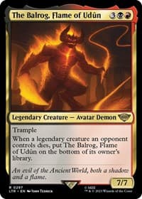 The Balrog, Flame of Udun - Universes Beyond: The Lord of the Rings: Tales of Middle-earth - Magic: The Gathering card