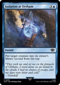 Isolation at Orthanc - Universes Beyond: The Lord of the Rings: Tales of Middle-earth - Magic: The Gathering card
