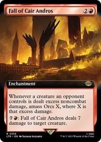 Fall of Cair Andros (Extended Art) - Universes Beyond: The Lord of the Rings: Tales of Middle-earth - Magic: The Gathering card