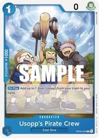 Usopp's Pirate Crew - Pillars of Strength - One Piece Card Game card