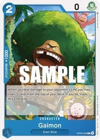 Gaimon - Pillars of Strength - One Piece Card Game card