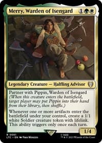 Merry, Warden of Isengard - Commander: The Lord of the Rings: Tales of Middle-earth - Magic: The Gathering card