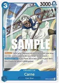 Carne - Pillars of Strength - One Piece Card Game card