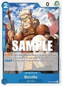 Boodle - Pillars of Strength - One Piece Card Game card