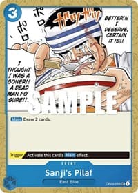 Sanji's Pilaf - Pillars of Strength - One Piece Card Game card