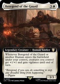 Beregond of the Guard (Extended Art) - Commander: The Lord of the Rings: Tales of Middle-earth - Magic: The Gathering card