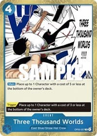 Three Thousand Worlds - Pillars of Strength - One Piece Card Game card