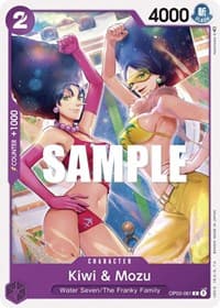 Kiwi & Mozu - Pillars of Strength - One Piece Card Game card