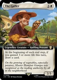 The Gaffer (Extended Art) - Commander: The Lord of the Rings: Tales of Middle-earth - Magic: The Gathering card