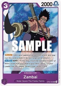 Zambai - Pillars of Strength - One Piece Card Game card