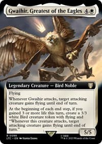 Gwaihir, Greatest of the Eagles (Extended Art) - Commander: The Lord of the Rings: Tales of Middle-earth - Magic: The Gathering card