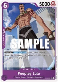 Peepley Lulu - Pillars of Strength - One Piece Card Game card