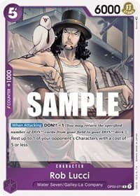 Rob Lucci (071) - Pillars of Strength - One Piece Card Game card