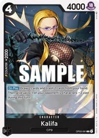 Kalifa (081) - Pillars of Strength - One Piece Card Game card