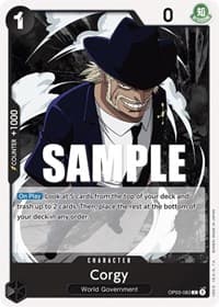 Corgy - Pillars of Strength - One Piece Card Game card