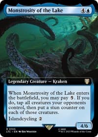 Monstrosity of the Lake (Extended Art) - Commander: The Lord of the Rings: Tales of Middle-earth - Magic: The Gathering card