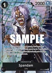 Spandam (Alternate Art) - Pillars of Strength - One Piece Card Game card