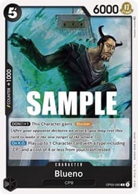 Blueno - Pillars of Strength - One Piece Card Game card