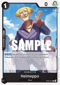 Helmeppo - Pillars of Strength - One Piece Card Game card