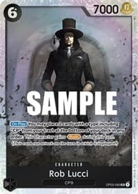 Rob Lucci (092) - Pillars of Strength - One Piece Card Game card