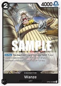 Wanze - Pillars of Strength - One Piece Card Game card