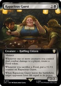 Rapacious Guest (Extended Art) - Commander: The Lord of the Rings: Tales of Middle-earth - Magic: The Gathering card