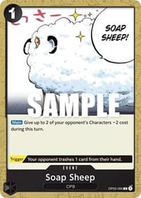 Soap Sheep - Pillars of Strength - One Piece Card Game card