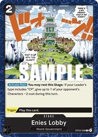 Enies Lobby - Pillars of Strength - One Piece Card Game card