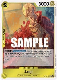 Sanji - Pillars of Strength - One Piece Card Game card