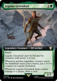 Legolas Greenleaf (Extended Art) - Commander: The Lord of the Rings: Tales of Middle-earth - Magic: The Gathering card