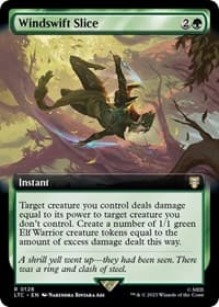 Windswift Slice (Extended Art) - Commander: The Lord of the Rings: Tales of Middle-earth - Magic: The Gathering card