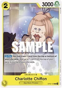 Charlotte Chiffon - Pillars of Strength - One Piece Card Game card